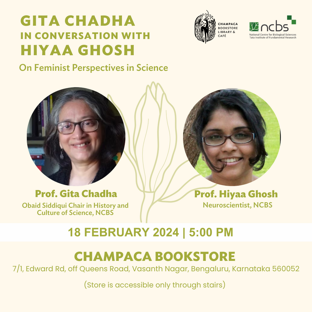 Gita Chadha in conversation with Hiyaa Ghosh | 18 February ; 5 pm