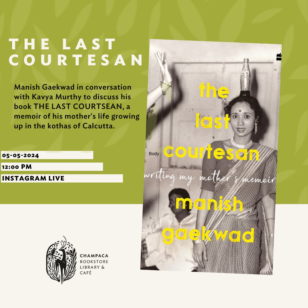 Instagram discussion with Manish Gaekwad on THE LAST COURTESAN | 5 May 12:00 PM