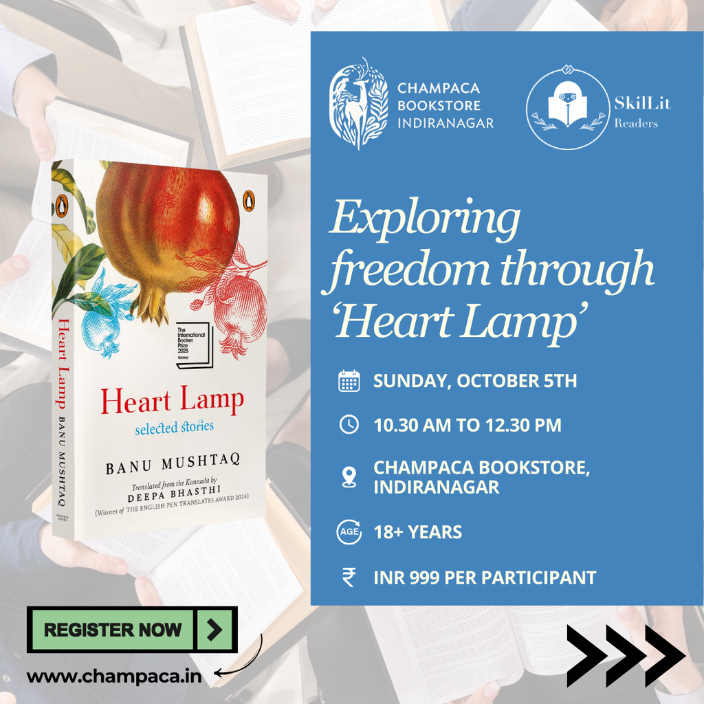 Heart Lamp Workshop | October 5, 2025 | Champaca Bookstore, Indiranagar