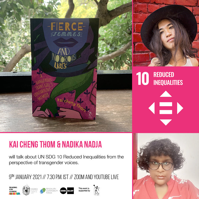 Reading for Change – SDG 10 with  Kai Cheng Thom and Nadika Nadja