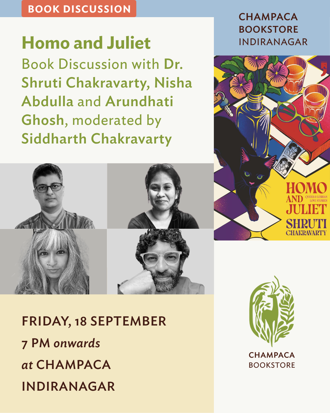 Book Discussion | The Incorrigible Heart: ‘Homo and Juliet’ by Shruti Chakravarty