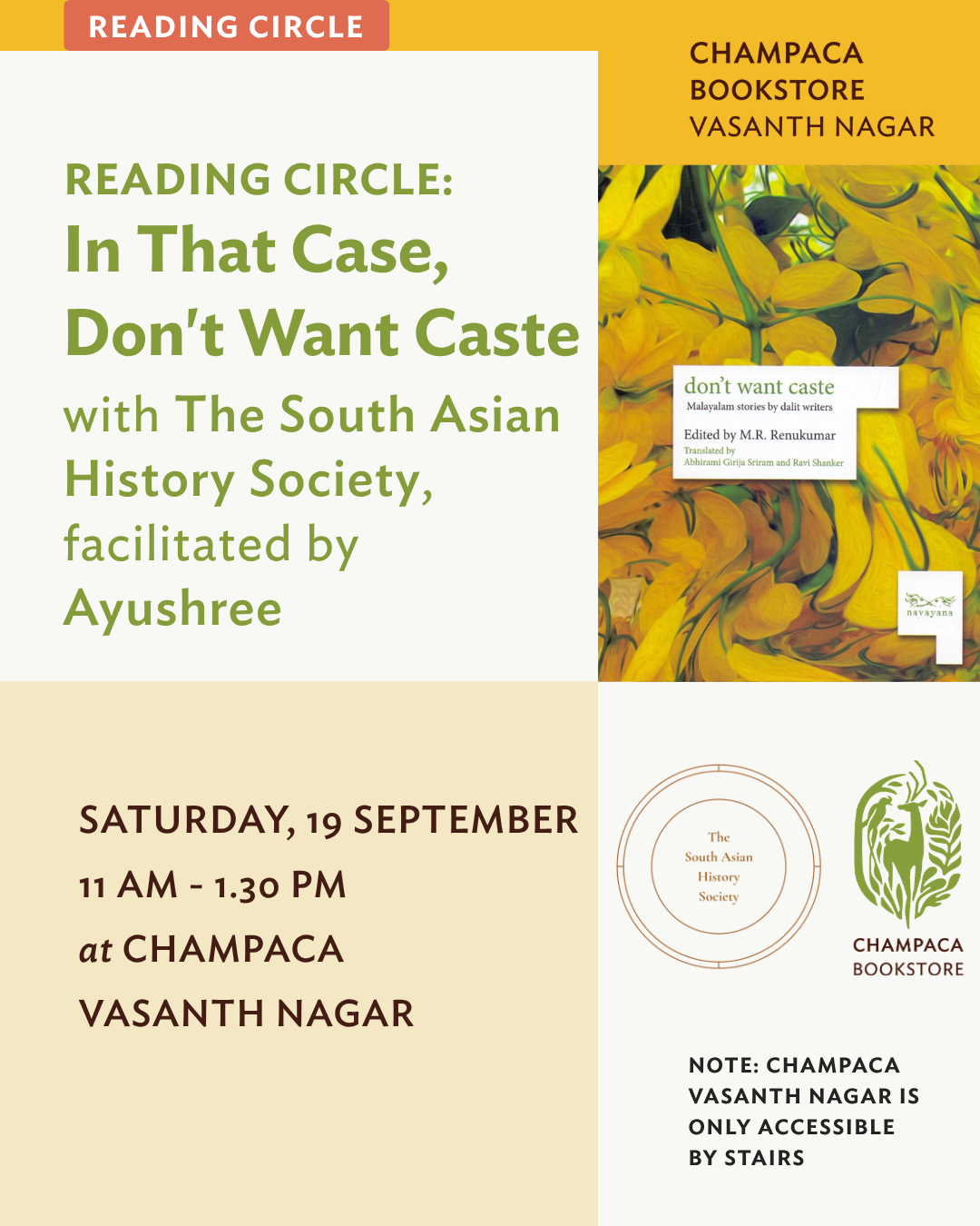 Reading Circle | ‘In That Case, Don't Want Caste’ with The South Asian History Society
