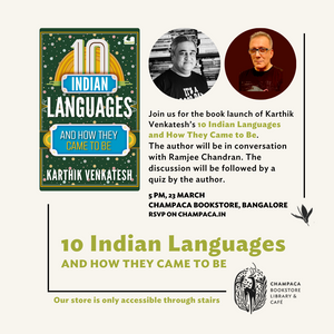 Book Launch of '10 Indian Languages and How They Came to Be' By Karthik Venkatesh | 23 March 5 PM