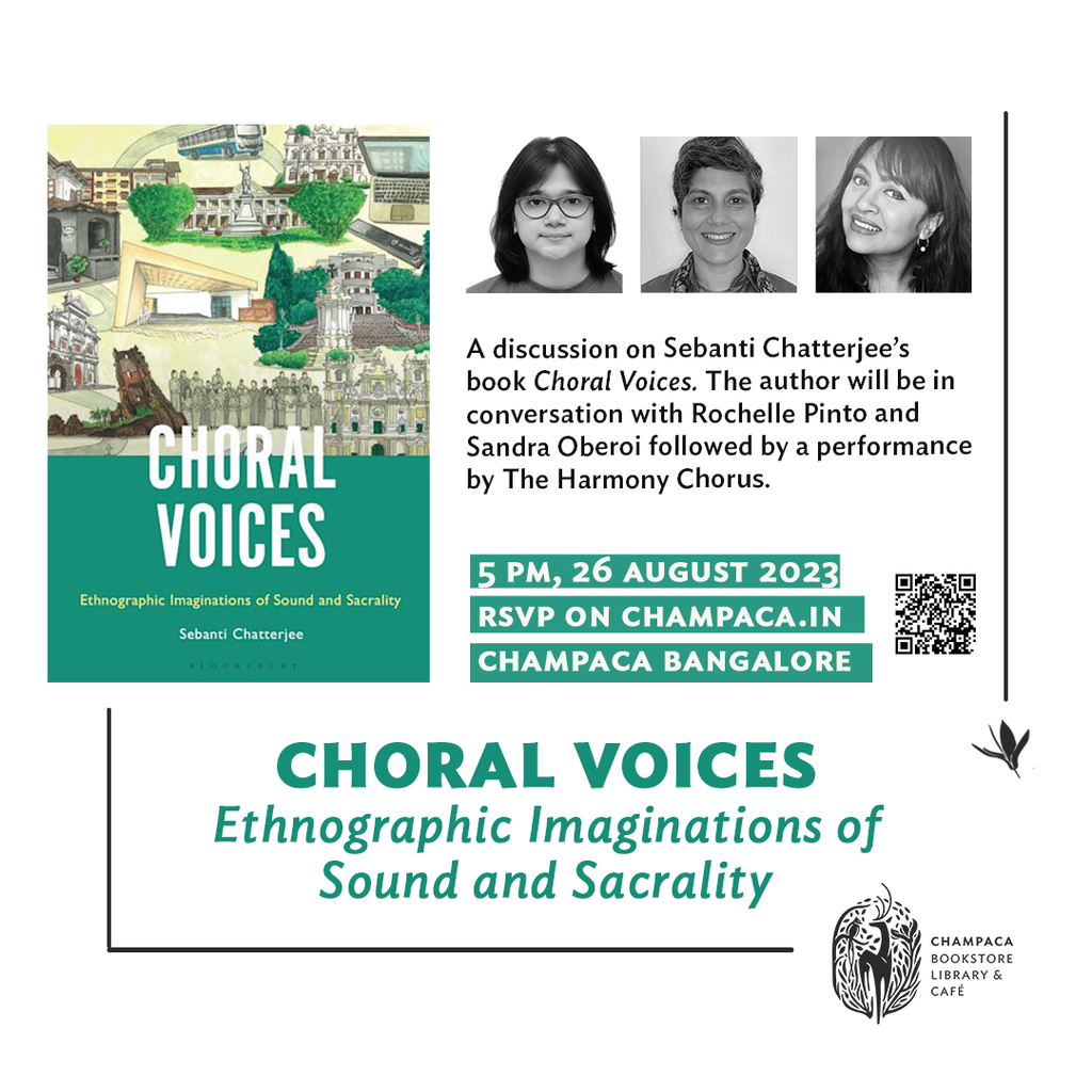 A discussion on Sebanti Chatterjee’s book Choral Voices | 26 August 2023