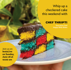 Insta Live with Chef Thripti of Happy Belly Bakes