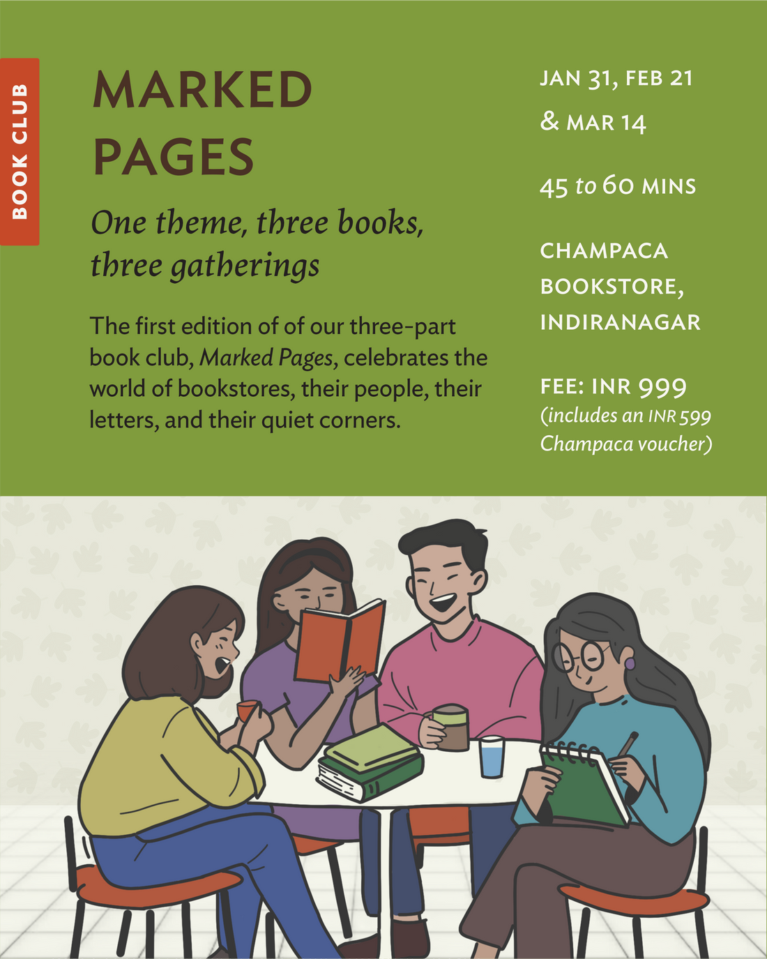 Marked Pages: a three-part book club at Champaca