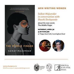 The Middle Finger — Saikat Majumdar in conversation with Shashi Deshpande