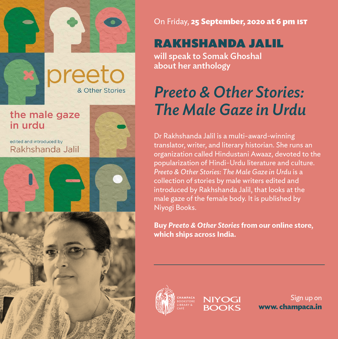 Conversation — Rakhshanda Jalil and Somak Ghoshal