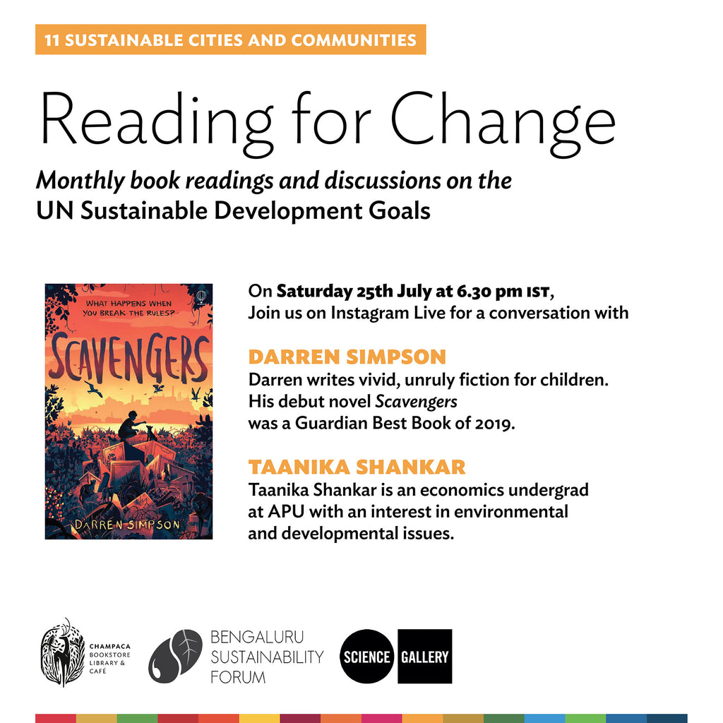 Reading for Change Pre-event — Conversation with Darren Simpson and Taanika Shankar