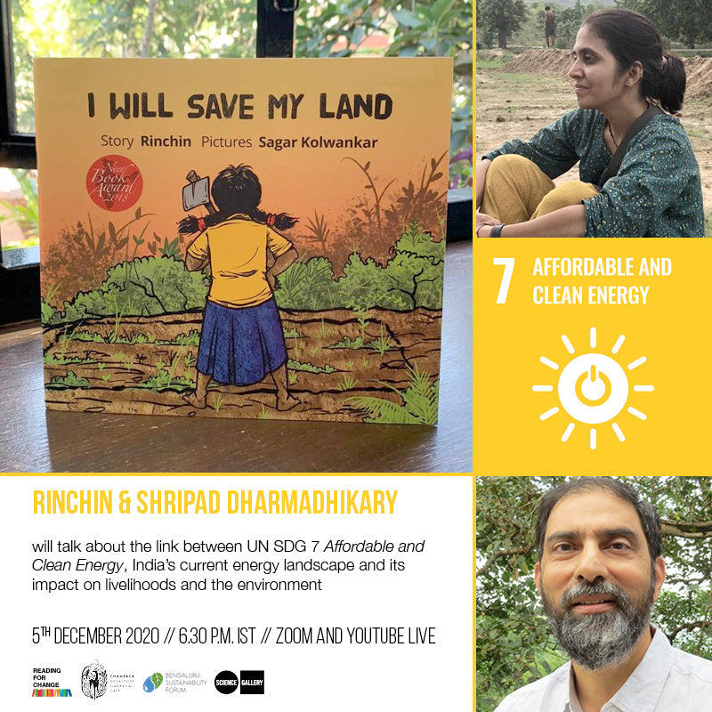 Reading for Change – SDG 7 with Rinchin and Shripad Dharmadhikary