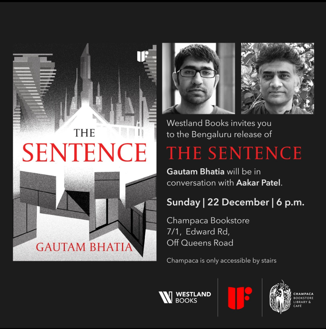 Book launch: THE SENTENCE by Gautam Bhatia, moderated by Aakar Patel | 22 December, 6 PM