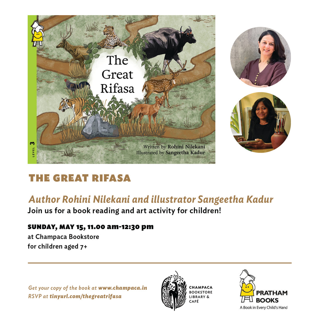 The Great Rifasa — Children's Event with Rohini Nilekani and Sangeetha Kadur
