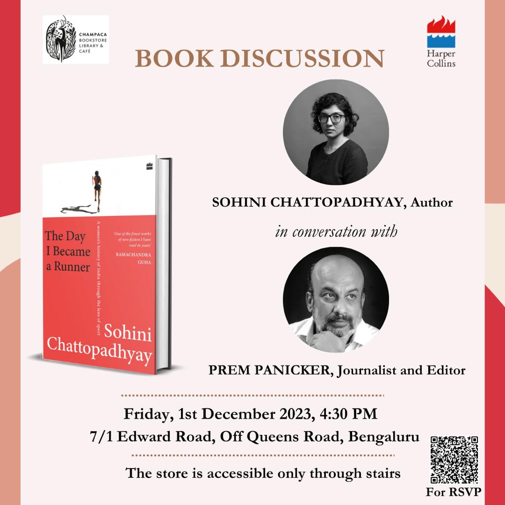 The Day I Became a Runner: Sohini Chattopadhyay in Conversation with Prem Panicker | 1 December 4:30 PM