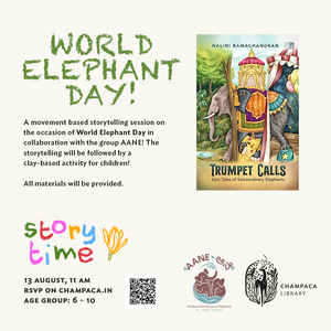 Celebrate World Elephant Day at Champaca | 13 August