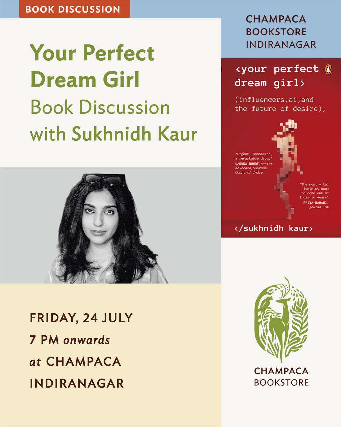Book Discussion: Your Perfect Dream Girl by Sukhnidh Kaur.