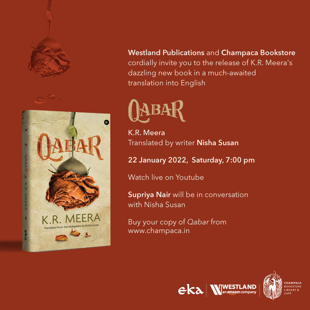 KR Meera's Qabar: Translator Nisha Susan in conversation with Supriya Nair