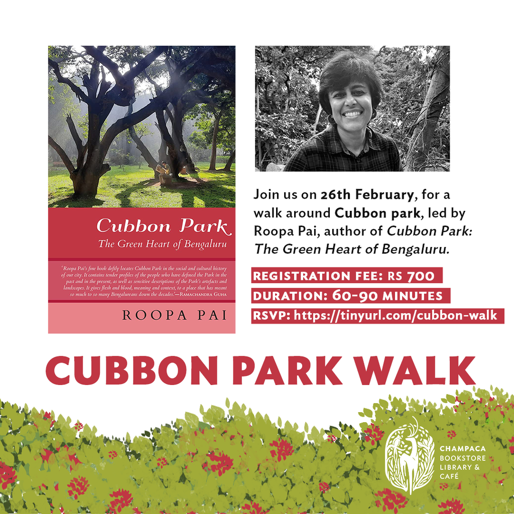 A Cubbon Park Walk With Roopa Pai