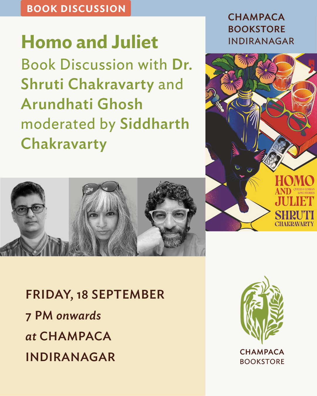 Book Discussion | The Incorrigible Heart: ‘Homo and Juliet’ by Shruti Chakravarty