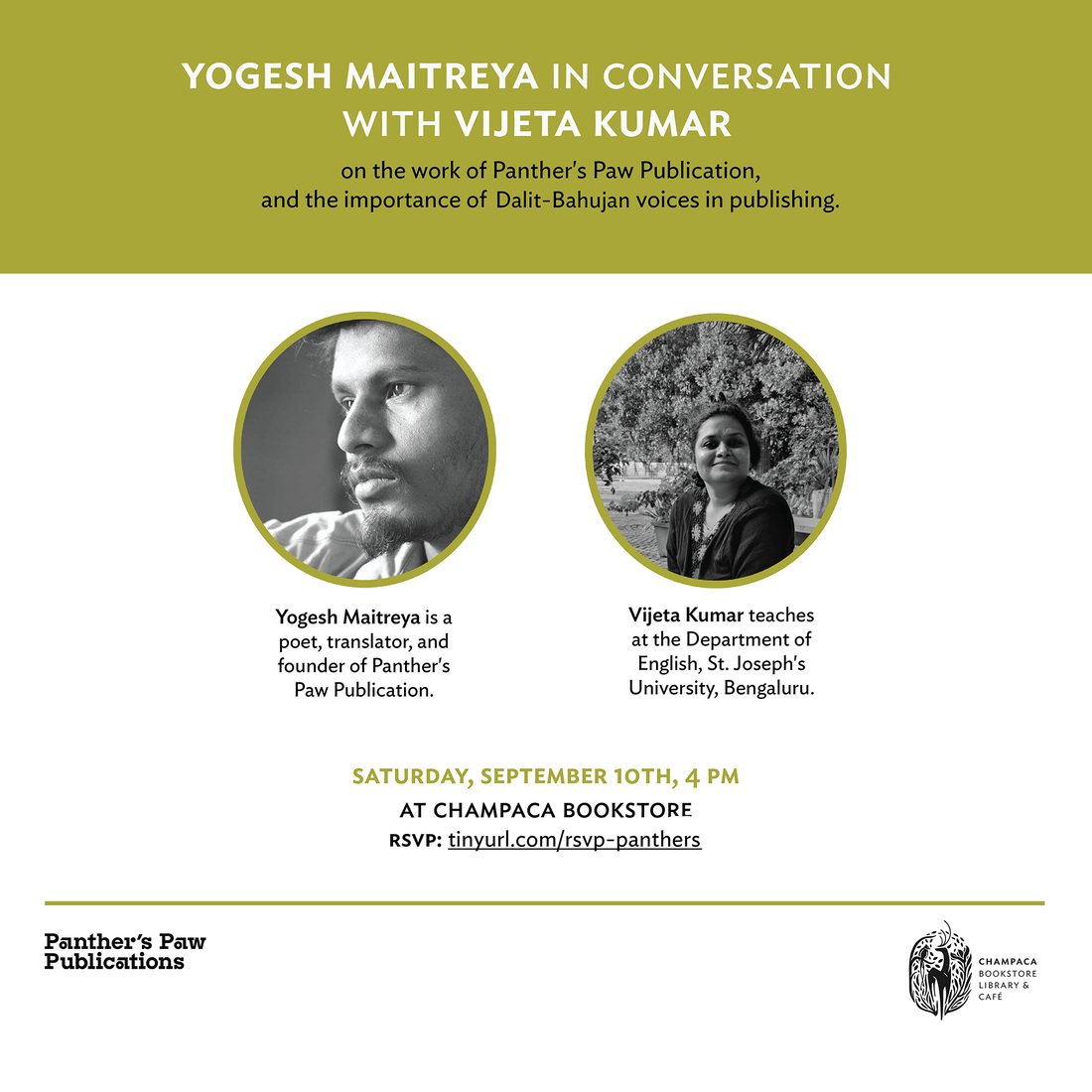 Panther's Paw — Publisher Yogesh Maitreya in conversation with Vijeta Kumar