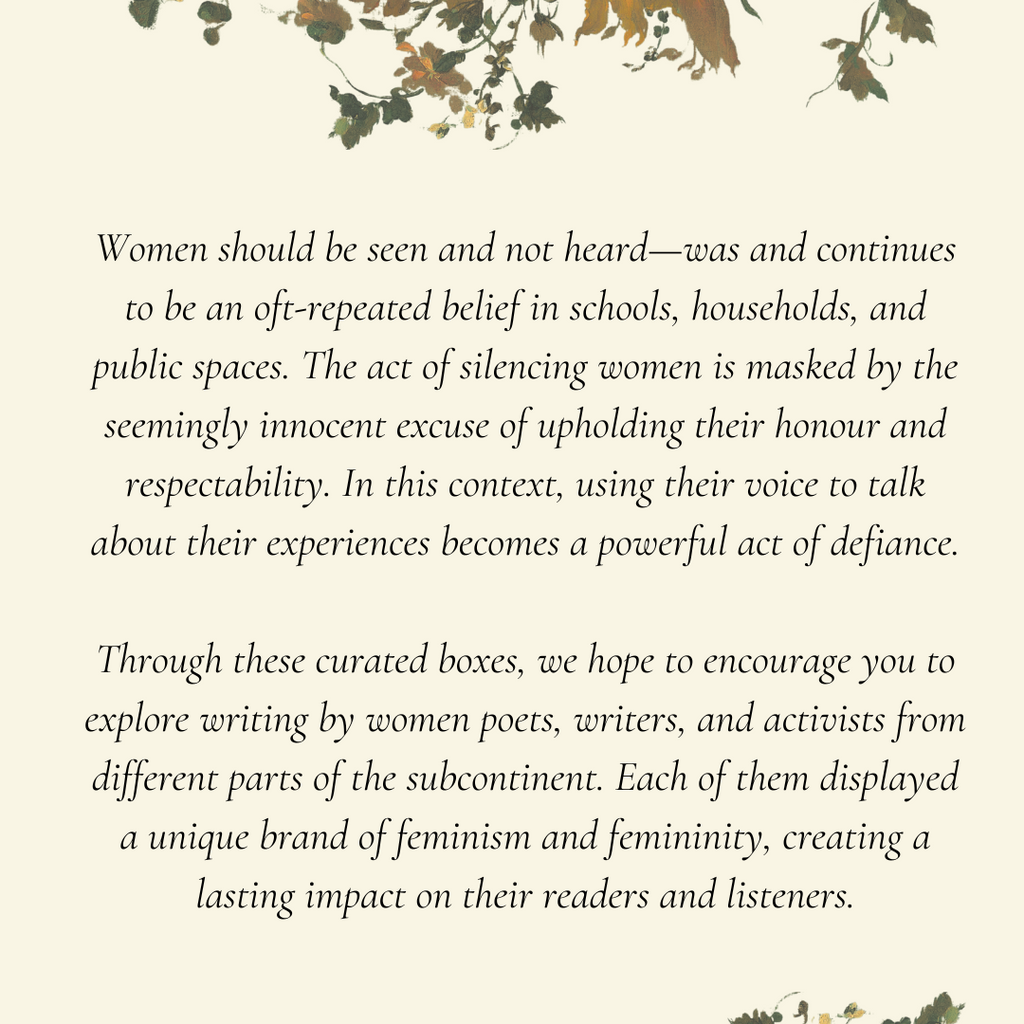 Champaca X Daak Vaak Gift Boxes: Reading Women from South Asia