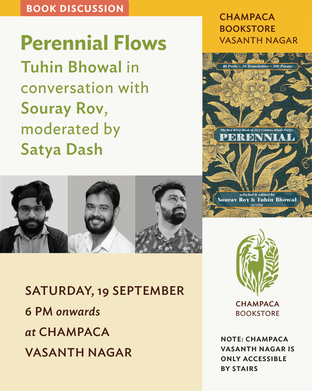 Book Discussion | Perennial Flows: The Poetics of Translation with Tuhin Bhowal & Sourav Roy