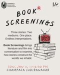 Book Screenings: Stories on the Page, Stories on the Screen | 11 January 2026 | Champaca, Indiranagar