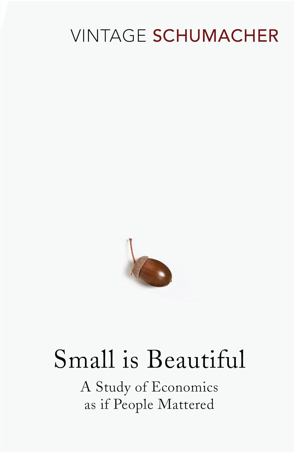 Small is Beautiful: A Study of Economics as if People Mattered