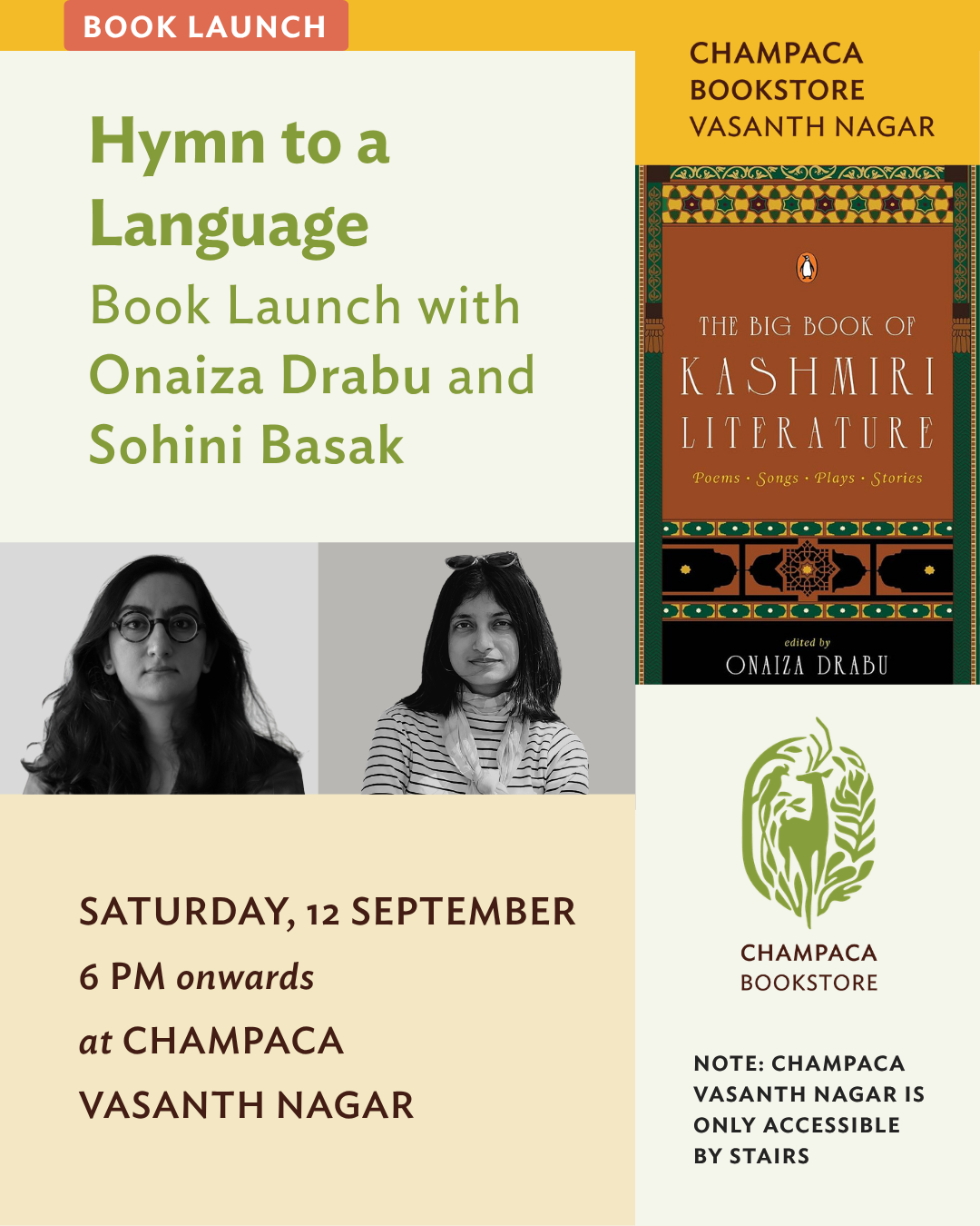 Book Launch | ‘The Big Book of Kashmiri Literature’ by Onaiza Drabu