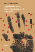 Night breaks apart, like pomegranate seeds in my palm