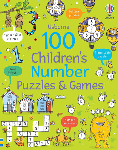 100 Children's Number Puzzles and Games