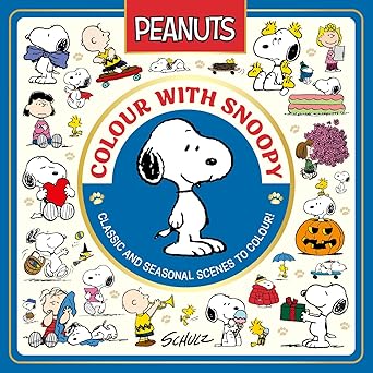Colour with Snoopy: Classic and Seasonal Scenes to Colour