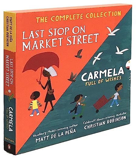 Last Stop on Market Street and Carmela Full of Wishes-Box Set