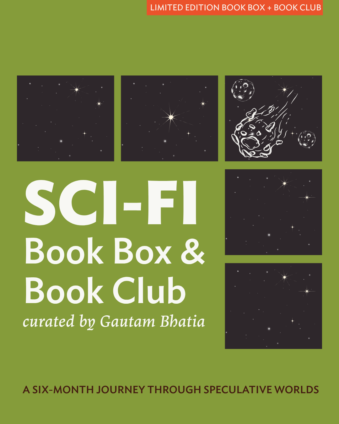 Sci-Fi Book Club & Book Box: A six-month journey into speculative worlds