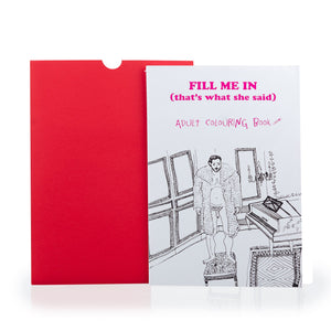The Curry Adult Colouring Book: Fill Me In (Zine)
