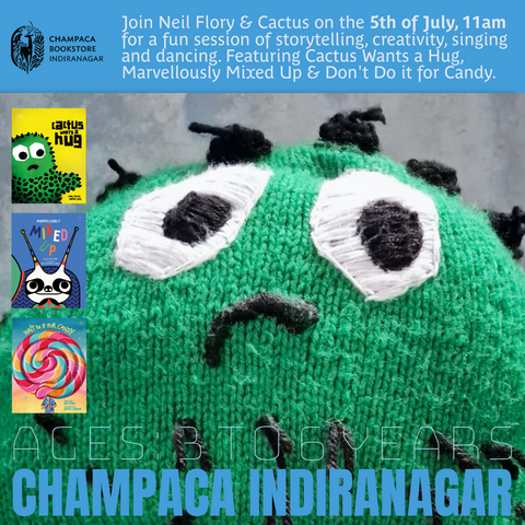 STORYTELLING SESSION WITH NEIL FLORY | Champaca, Indiranagar | 5 July, 11:00AM