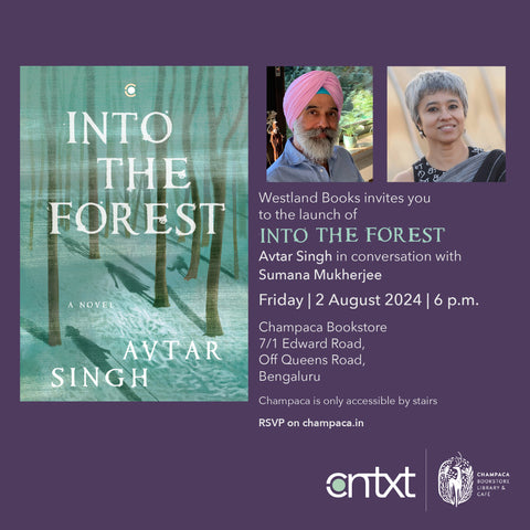 Book Discussion: INTO THE FOREST with Avtar Singh and Sumana Mukherjee | 2 AUGUST, 6 PM