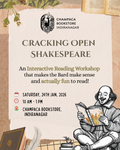 Cracking Open Shakespeare: An interactive reading workshop | 24 January, 10AM | Champaca Bookstore, Indiranagar