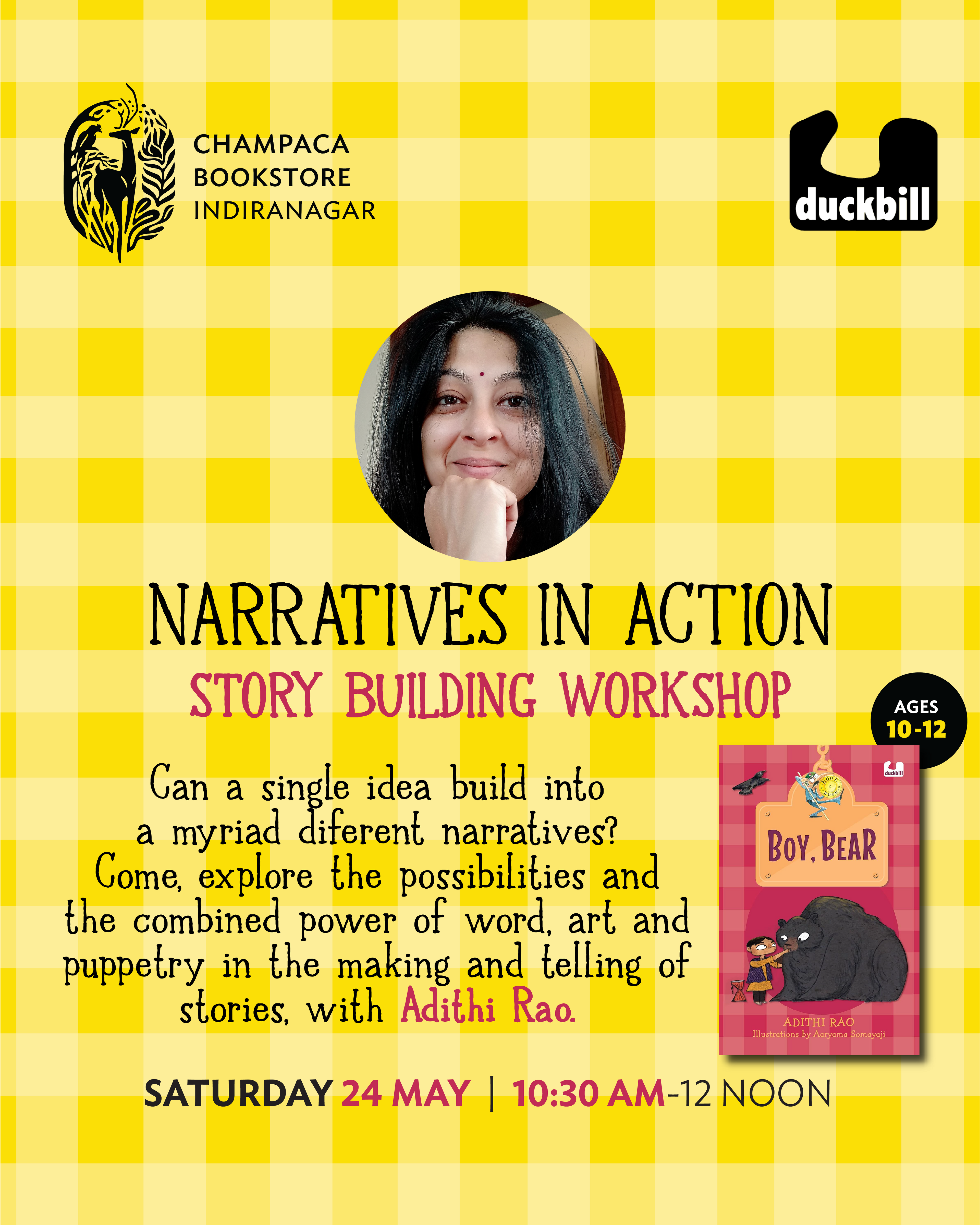 NARRATIVES IN ACTION: Story building workshop