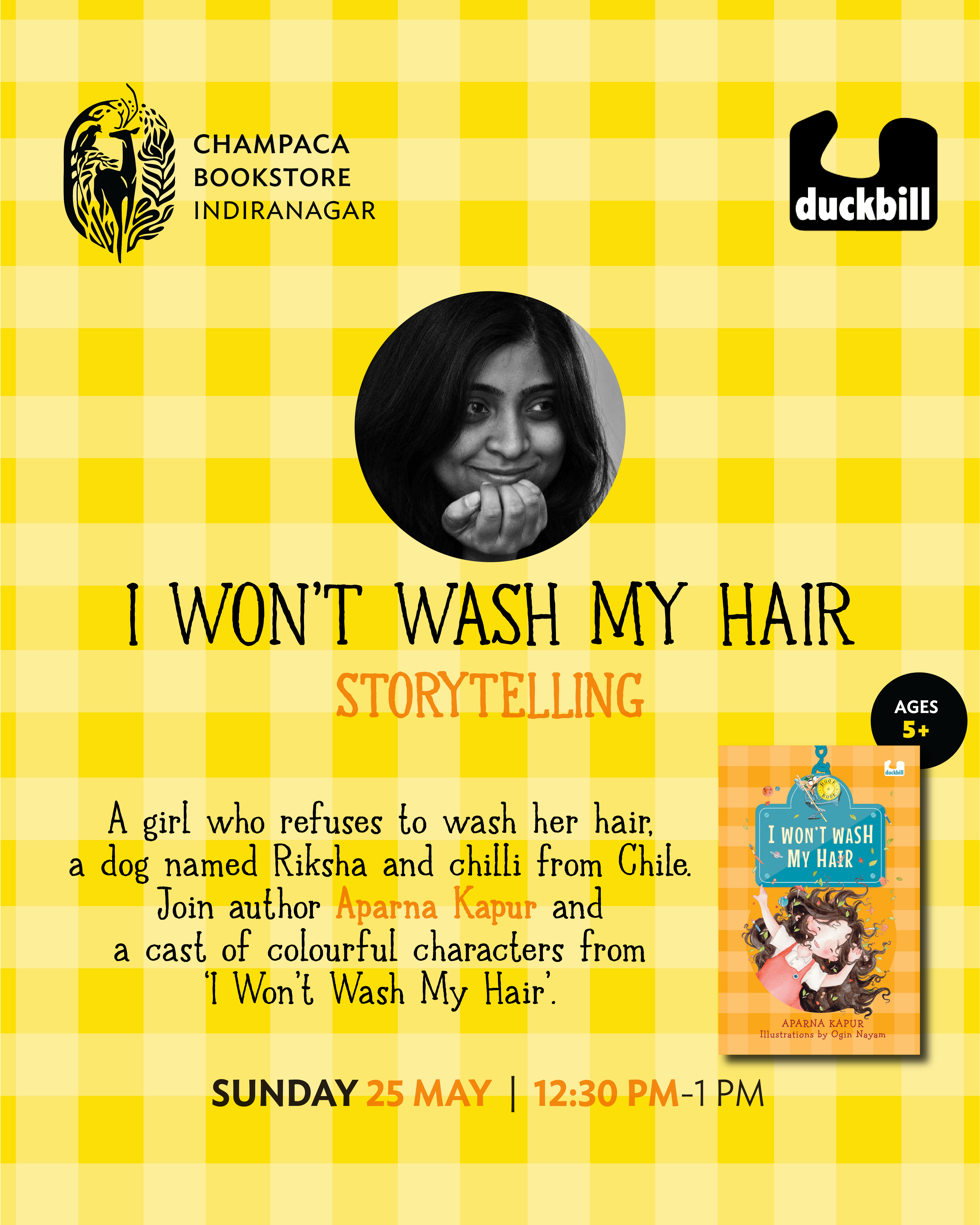 I WON’T WASH MY HAIR: Storytelling