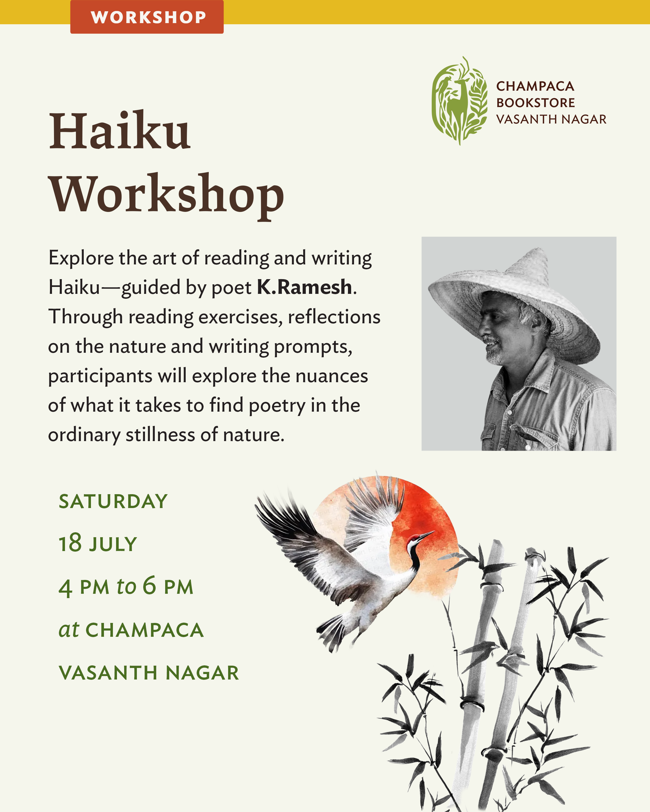 Haiku Workshop by K. Ramesh