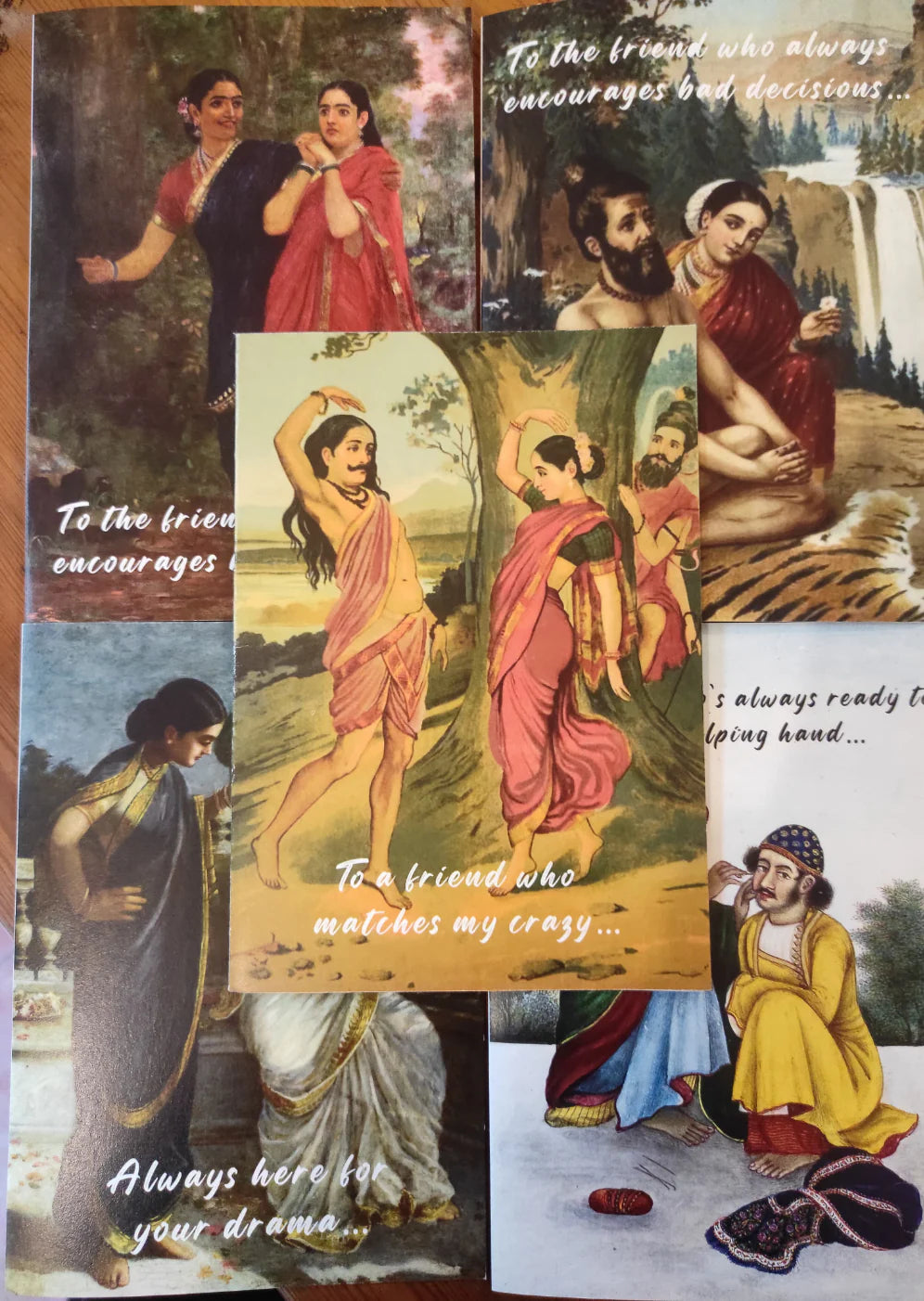 Daak Greeting Cards - Friendship Pack ( Set of 5 )