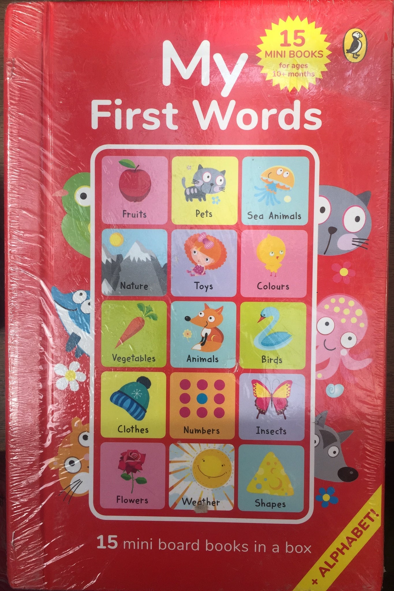 My First Words: 15 Mini Board Books Box Set