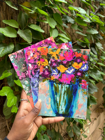 Set of 3 Cards | Flowers