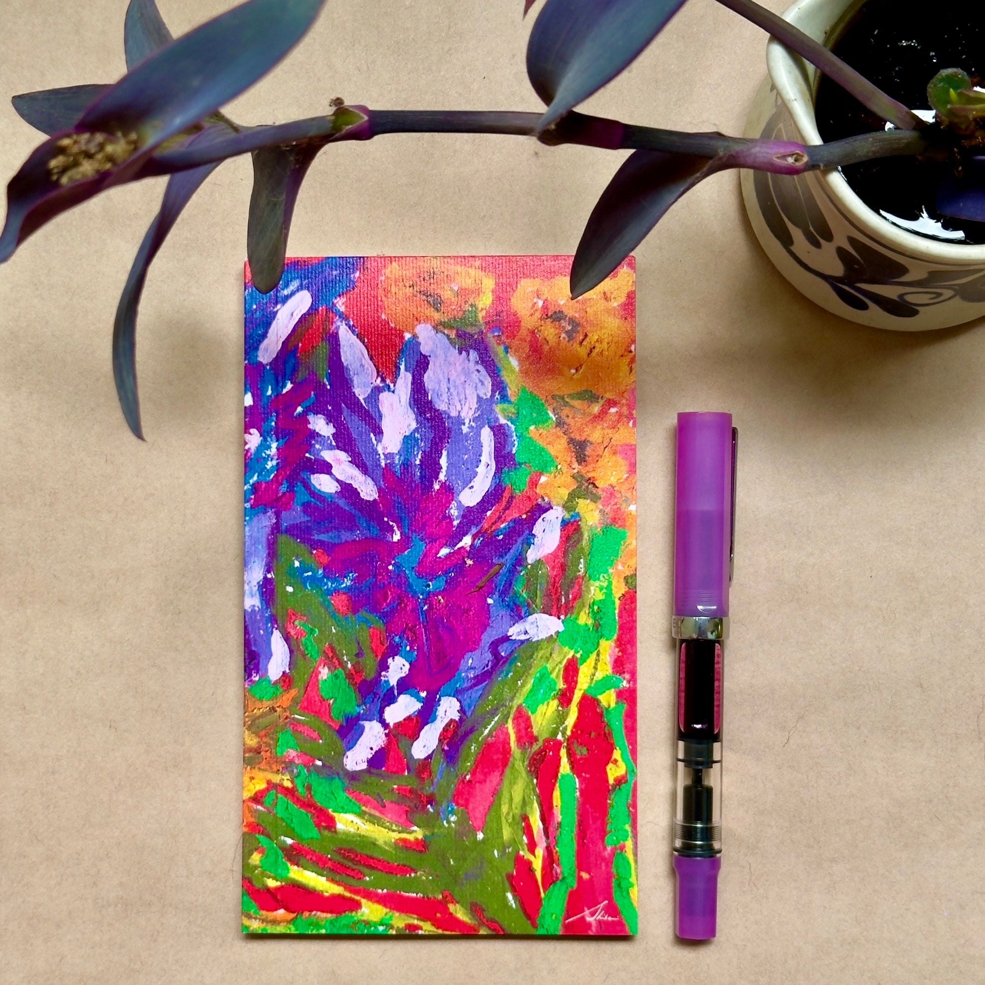 Slim Notebook | Daydreaming Lilies