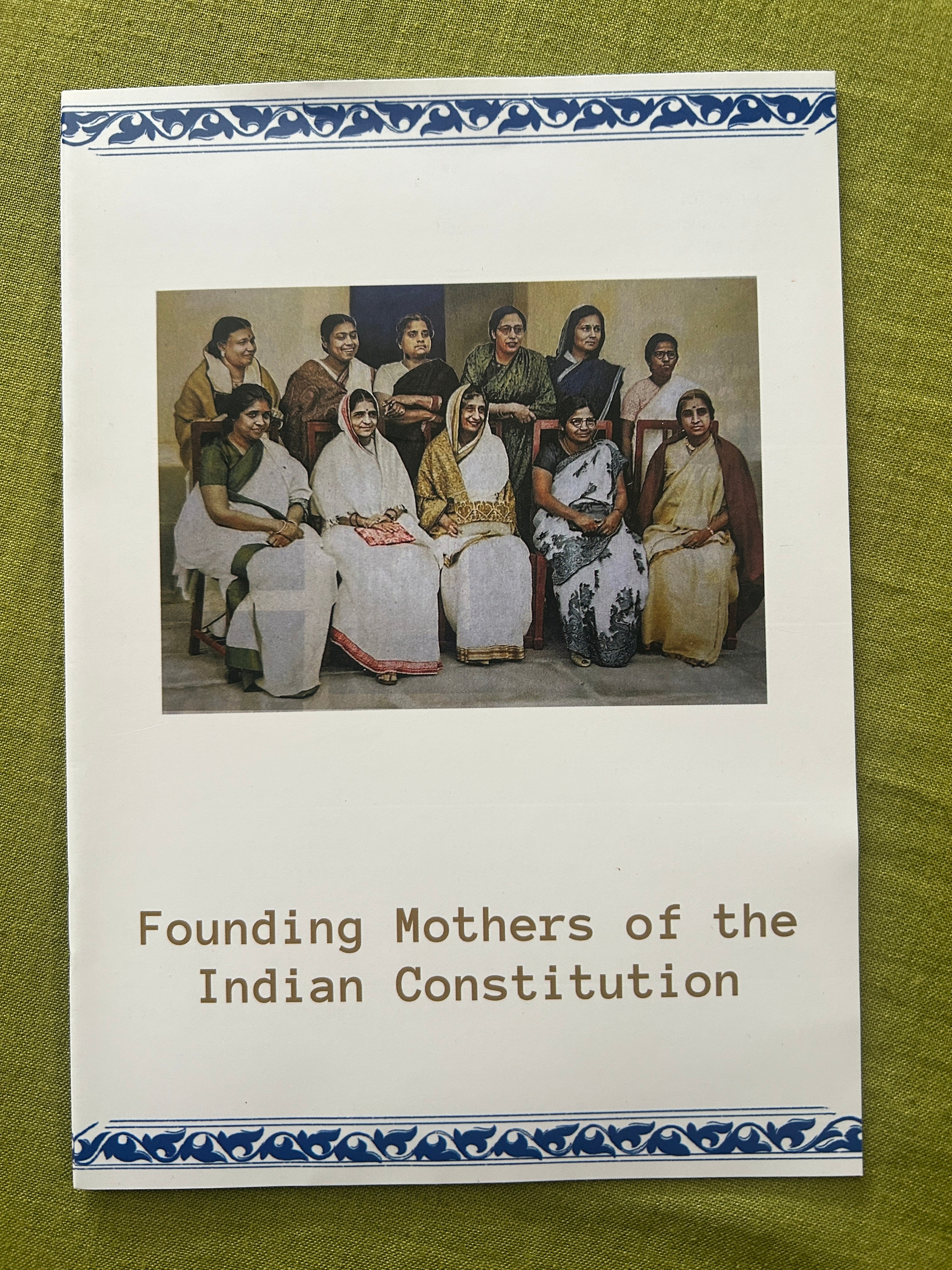 Founding Mothers of the Indian Constitution Booklet