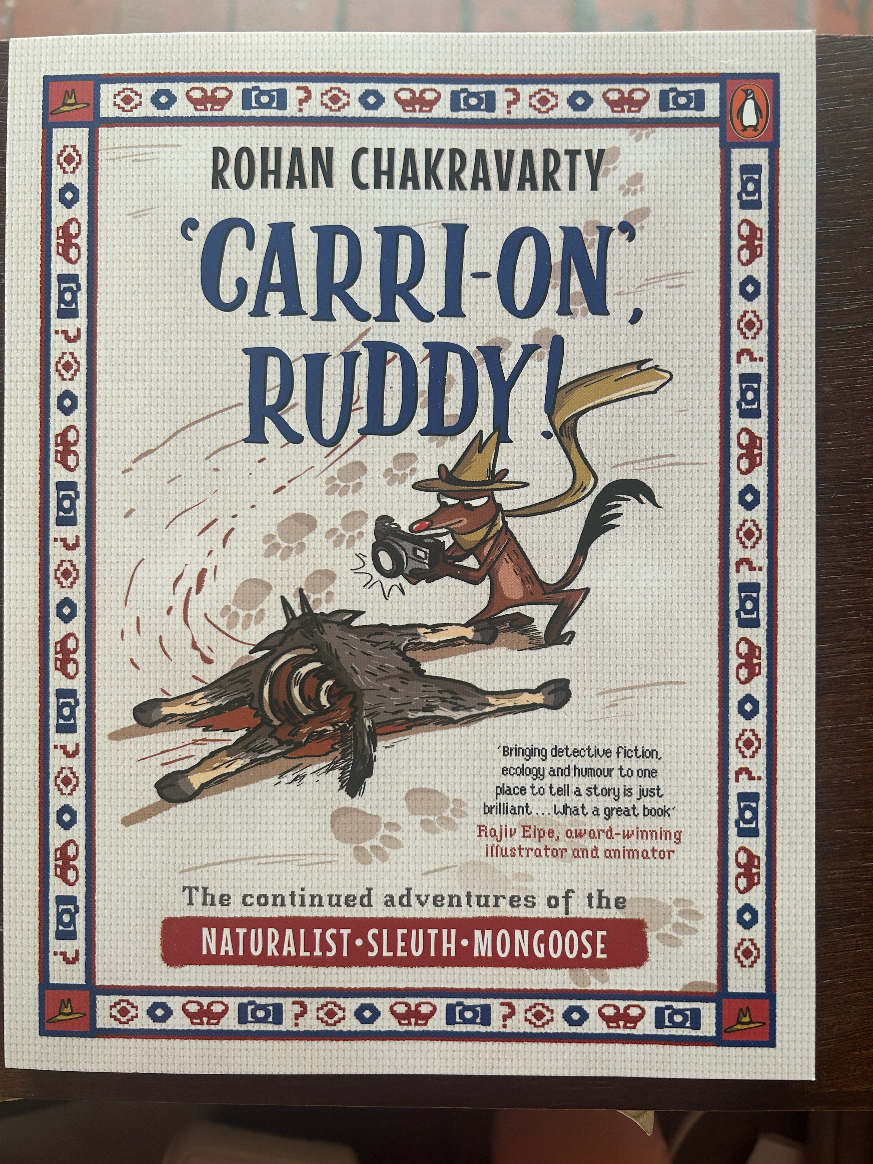 'Carri-on', Ruddy!