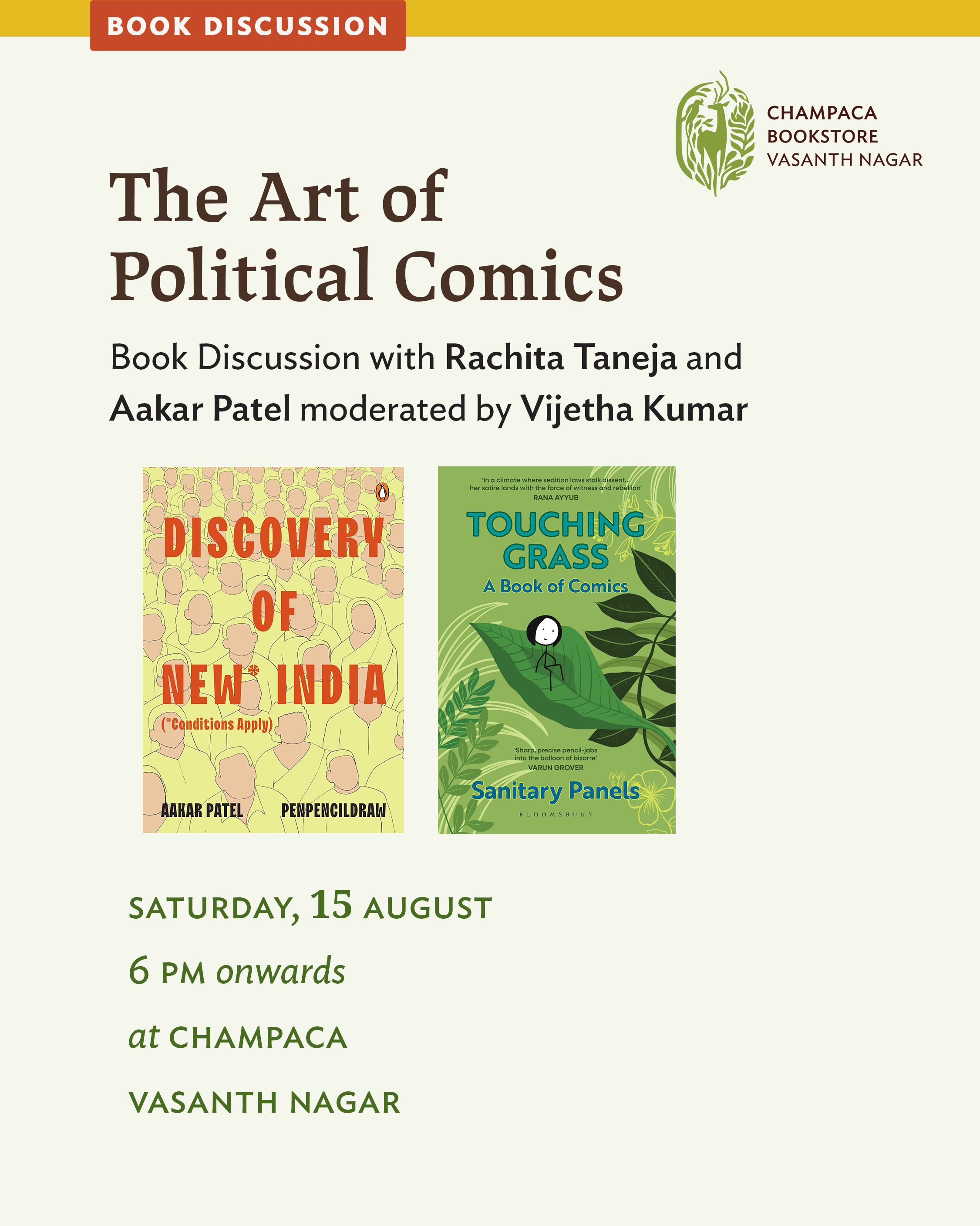 The Art of Political Comics with Aakar Patel and Rachita Taneja