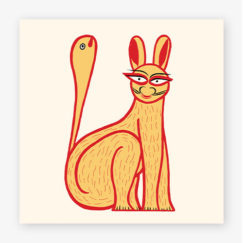 Single Cat Card