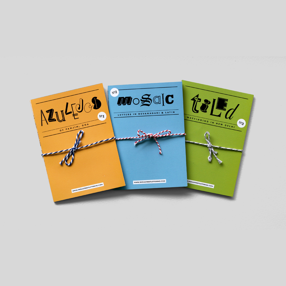 India Street Lettering Zines №1–3 Bundle
