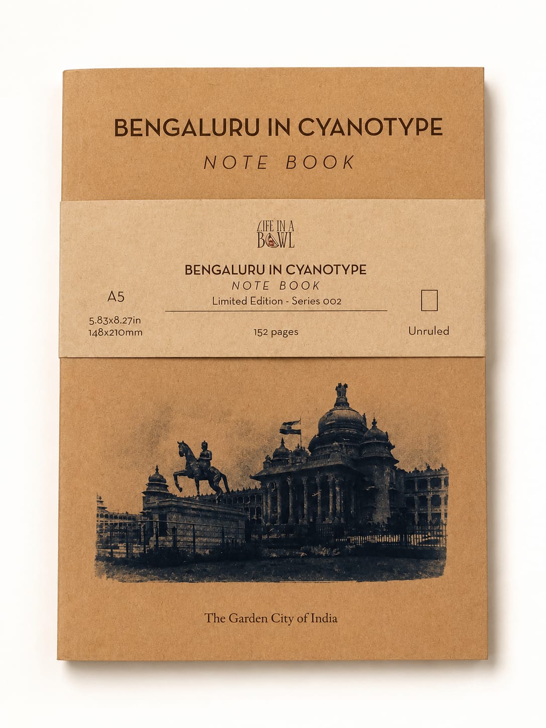 Bengaluru in Cyanotype Note Book